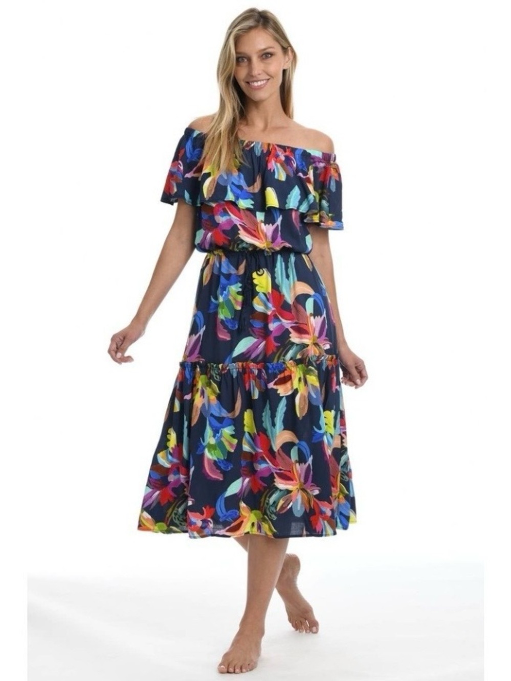 La Blanca By The Sea Off The Shoulder Dress Sz M